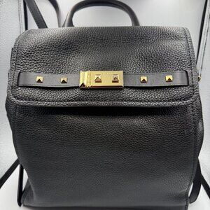 Michael Kors Addison Black Leather Backpack - NWT